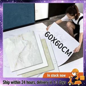 Vinyl tiles Floor PVC Marble Stickers Self Adhesive floor tiles sticker waterproof 60 x 60 cm Carpet Mat wall sticker