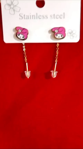 ANTING STAINLESS STEEL ANAK ANAK KARAKTER KARTUN LUCU ANTI LUNTUR SELAMANYA
