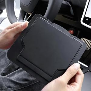 Hộp Đựng Đồ Ẩn Cho Tesla Model 3 Highland 2024 Có Nam Châm Hút Phụ Kiện Nội Thất Bảo Vệ Sự Riêng Tư Ở Bệ Tỳ Tay