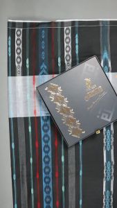 Sarung Mangga Motif Jacquard Black