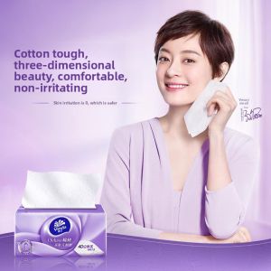 Affordable Large Box 24 Packs Tissue Paper Stereoscopic Beauty Drawn Paper Towels Home Use Disposable Facial Tissue LG Compatible