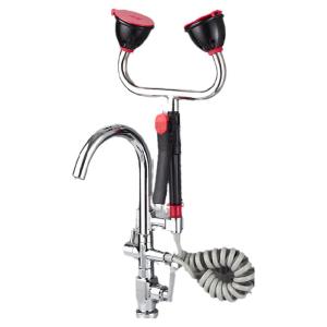 MEIZIJIE | Handheld Single/Double Outlet Emergency Eye Wash Station with Sprinkler and Sensor