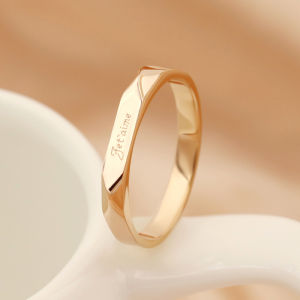 Couple Rose Gold Ring 18K