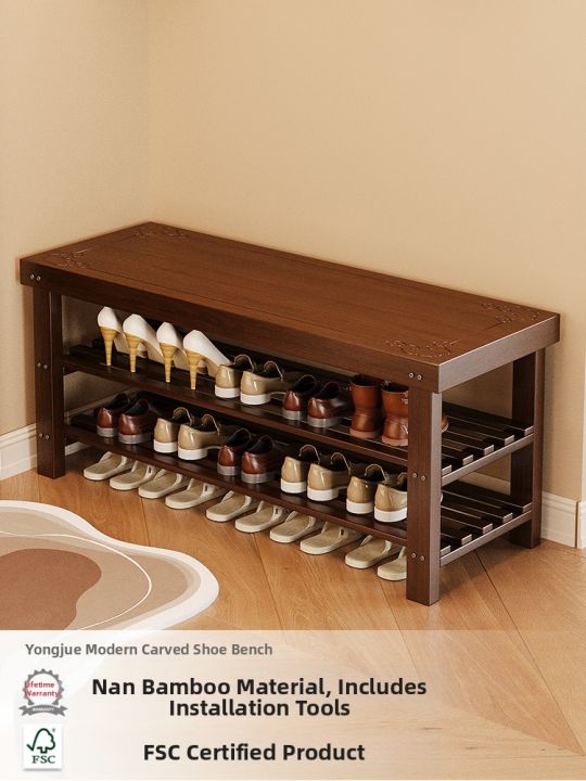 YONGJUE | Entrance Wooden Bench for Changing Shoes | Lazada Philippines