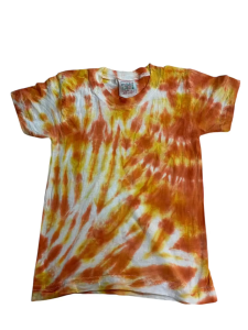 John White Tie Dye Shirt for Kids (assorted colors)