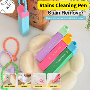 1s Instant Stain Remover Pen Waterless Portable Oil Dirt Remover No Wash&No Harm toClothes Emergency Fabric Stain Removal