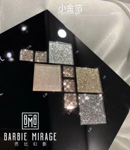 Set sơn gel nhũ Platinum Barbie Mirage 6 màu ( tặng kèm bảng màu ) gel nhũ siêu sáng