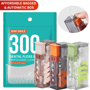 【 Fully automatic dental floss box 】 Affordable Bagged Dental Floss Stick - Safe for Travel - Keep it in Your Pocket When Going
