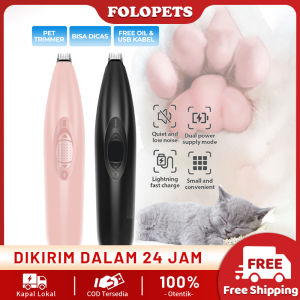 FOLOPETS Alat Cukur Kucing Pet Trimmer Paw Cukuran Paw Alat Cukur Bulu Elektrik Dengan untuk Anjing Kucing Clipper Pet Paw Toe Hair Clipper Alat Cukur Bulu Kucing
