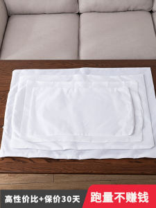 Rectangular Throw Pillow Filler Liner Cover Baby Pillow Empty Cover Buckwheat Sofa Inner Sleeve Hotel Lining Cloth White Custom