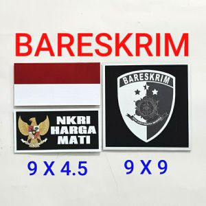 Kaos TRIBRATA Tactical PDL Kamuflase dan Warna S - 5XL Polo Lengan Pendek Free Bonus 3 Emblem Patch Prepet Perekat Velkro Army