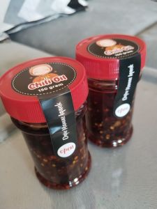 Chili Oil Sambal minyak Cabe hot untuk makanan siap saji atau bumbu masakan pedas 150gram