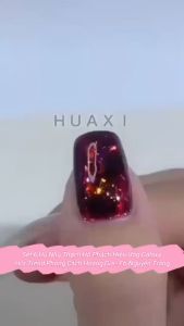 Gel nhũ thạch hổ phách galasy sét 6 hũ  Sét gel thạch hổ phách trang trí móng tay nail