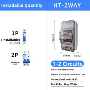 MEISITEKEKE | Waterproof Outdoor Electrical Box 5-circuit