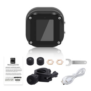 Motorcycle tire pressure monitor M5 combination digital display motorcycle external wireless tire pressure detector