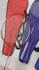 【Ready Stock】 Badminton Racket Set Full Light Durable Alloy Adult Gym Fitness with Raketa Bag Professional Shuttlecock