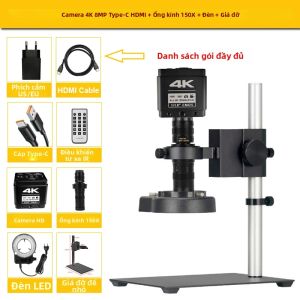 KUAIQU | YIZHAN A50 150X HDMI USB Camera Kính Hiển Vi 60MP/48MP/13MP Với Ống Kính Có Thể Điều Chỉnh Chân Đế Kim Loại Cho Điện Tử Hàn Công Cụ Sửa Chữa