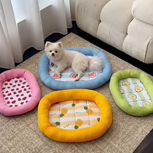 nệm mát hình trái bơ và cabybara (55*40cm) dành cho chó mèo - T3 PETS SHOP
