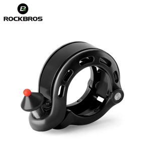 ROCKBROS Bicycle Bell Aluminium Alloy MTB Road Bike Horn Bike Ring Safety Cycling Handlebar Bicycle Hidden Alarm Bike Accessory