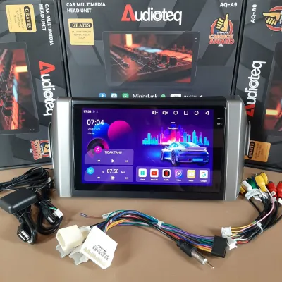 HEAD UNIT ANDROID INNOVA REBORN ANDROID AUDIOTEQ 9 INCH RAM 2 GB CAR PLAY