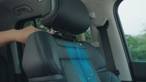 ☑️🚚【SG Ready Stock】Car Seat Fan USB Powered Car Headrest Cooling Fan Neck Cooler Electric Car Backseat Fan 3 Speeds Cooling
