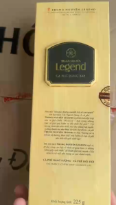 Cà phê Chồn Trung Nguyên Legend - Hộp 225g - Màu sánh đậm mùi thơm rất đặc biệt êm dịu và lâu hơn