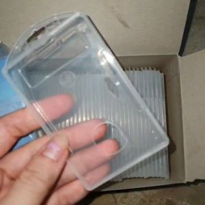 ID Card Casing / Case / Holder / Frame / Name Tag Plastik Satu Sisi Kartu E-toll E-money ATM Flazz BCA Mandiri dus grosir murah