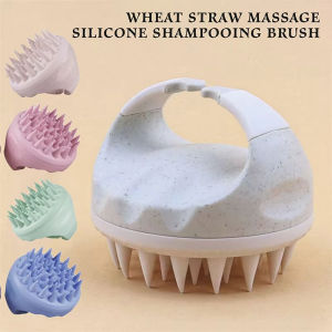 Shampoo Head Scalp Massage Brush Silicone Soft Skin Friendly Hair Washing Massager Comb SPA Massage Brush Beauty Hair Tool