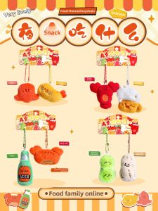 LONGKUI | Edible Theme Shrimp Plush Toy