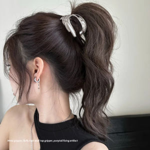 High Ponytail Increased Hair Volume Handy Gadget Fixed Small Jaw Clip Wings Barrettes Female Back Head Ponytail Clip Anti-Collapse Headdress Hairpin