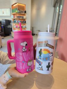 Large Capacity Large Ice Cup Straw Thermal Insulation Cup 2024 New Arrival Girls Good-looking Office Portable Satchel Water Cup