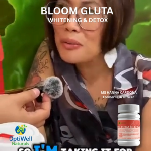 NanuCell Bloom Gluta L Glutathione with Collagen Camu Camu Natural Vit C 500mg 90 Capsules Anti-Aging Skin Brightening Inner Detox Healthcare Supplement - Collagen