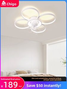 Chigo | Variable Frequency Ceiling Fan Light with Oscillating Function