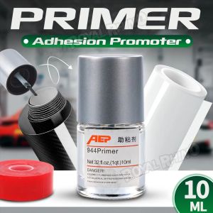 4/2/1Bottles Adhesion Promoter 10ml Enhances Primer Double Sided Tape Auto Bonding Sealant Plastic Metal Glass Rubber Car Supply