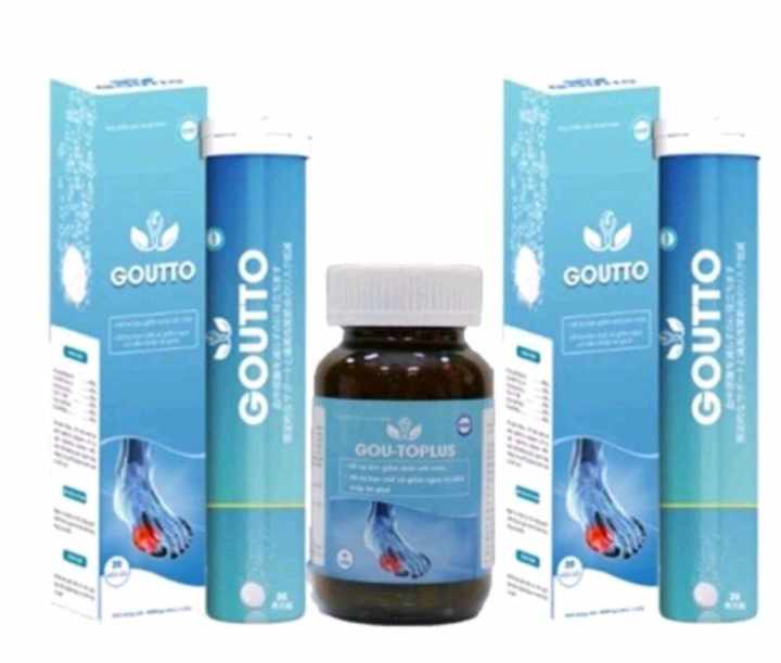 GOUTTO 1 + GOUTOPLUS 1 SUPER COMBO GOUTTO DEEP TREAT FOR GOUT JOINTS