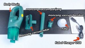 Rumah Vacuum Cleaner Penyedot Debu 12000Pa Hisap Handheld Vacuum Cleaner Portabel untuk Rumah&Mobil