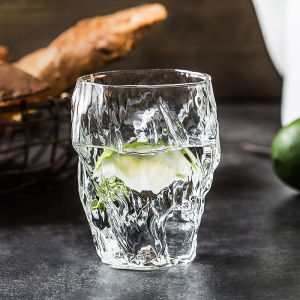 YOGEHOME | Hammered Texture Heat-Resistant Glass Cup