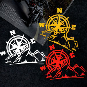 For BMW S1000RR R1250GS F900R R1200GS Reflective Motorcycle Stickers Jungle Adventure Compass Moto Helmet Decal Accessories