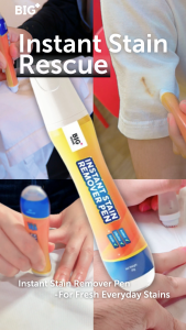 BIG+ Instant Stain Remover Pen (24x20ml) Travel Portable Fabric Clothes Spot Cleaner Food Drink Stains