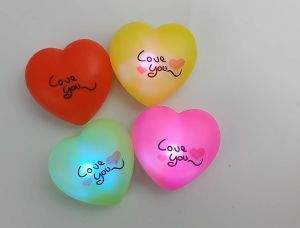 ไฟกระพริบ รูปหัวใจ LED  ไฟรูปหัวใจ น่ารัก โรแมนติก ตกแต่ง ห้องนอน ของขวัญ วันวาเลนไทน์ ไฟ LED 3D Mini Heart