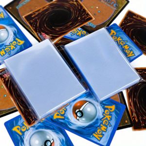 100PC 66x91mm Matte Standard Size Card Cover PTCG Trading Cards Protector Tarot Shield Board Games Magical Cover ID card