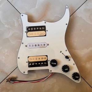 Stratocaster กีต้าร์ปิ๊กการ์ด WIRED Wickard HSH Pick Guard Wilkinson WVHZN WVSM Whzb Ainico 5สวิตช์หลากชนิดปิ๊กอัพสำหรับ Fender ชิ้นส่วนกีต้าร์ไฟฟ้า