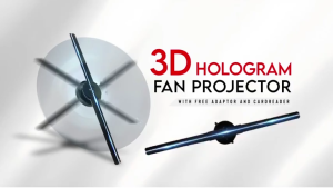 KELIN 41cm Single-Blade 3D Hologram Fan Projector for Signage and Advertising Displays with Manual