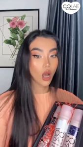 Dầu gội khô Colab Pro Dark Corrector 200ml- Phủ tóc bằng tia phun tông màu tối mang đến mái tóc đều màu