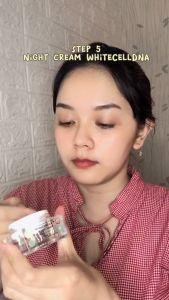 Paket MS Glow Whitening White Cell DNA - Official Store MS Glow Cikarang - Night Cream, Serum, dan White Cell DNA dengan Tekstur Ringan dan Berkhasiat Memutihkan Kulit