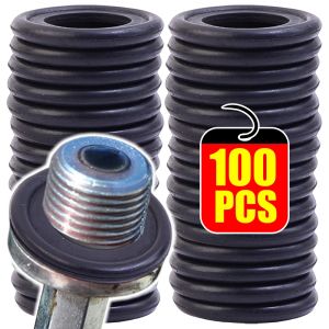 100PCS Oil Pan Gaskets High Quality Nitrile Rubber Car Oil Pan Drain Plug Washer O-Ring Sealing Parts for Buick Chevrolet M12/M14