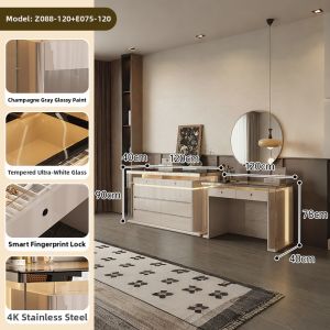 Light Luxury Minimalist Drawer Cabinet