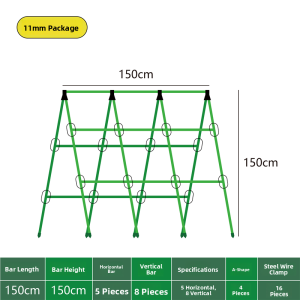 MONLEYTA | Plant Support Trellis Frame for Vegetables and Flowers