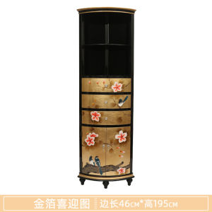 New Chinese Style Corner Cabinet