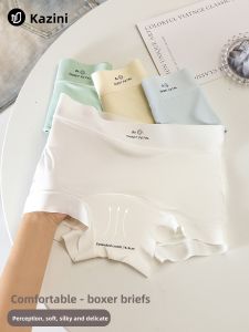 JIAZINI | Womens Cotton Antibacterial Long Crotch Summer Thin Underwear